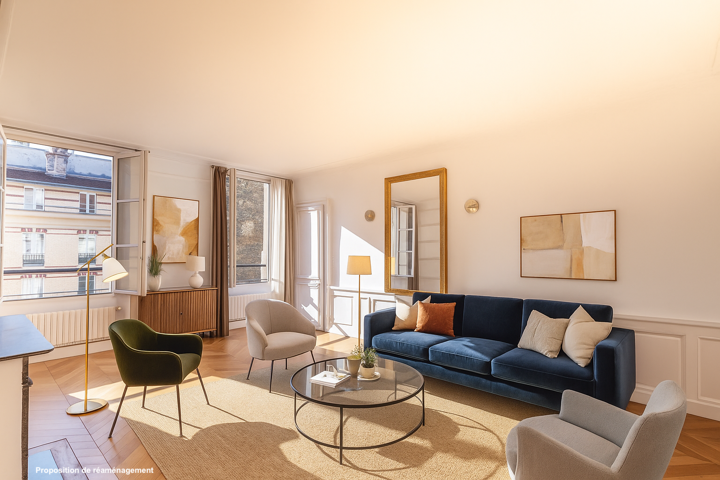 PARIS 1 – APPARTEMENT FAMILIAL – 6 PIÈCES – MONTORGUEIL