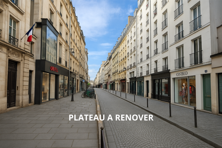 Paris 2ème – Réaumur/Sébastopol – 2 studios à réunir en dernier étage