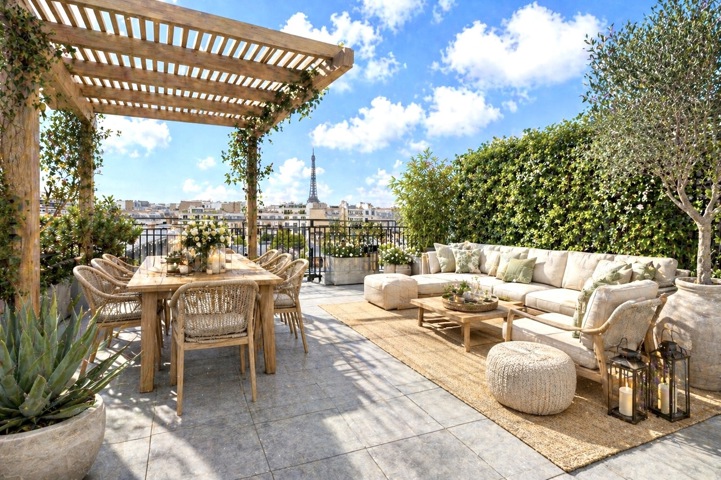 Paris 16ème • Penthouse 31 m² + terrasse 88 m² Trocadéro