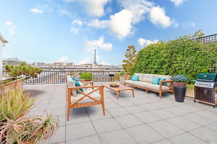 Paris 16ème • Penthouse 31 m² + terrasse 88 m² Trocadéro