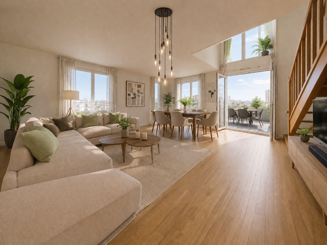 ASNIÈRES-SUR-SEINE – DUPLEX T4 de 92 M² AVEC LOGGIA