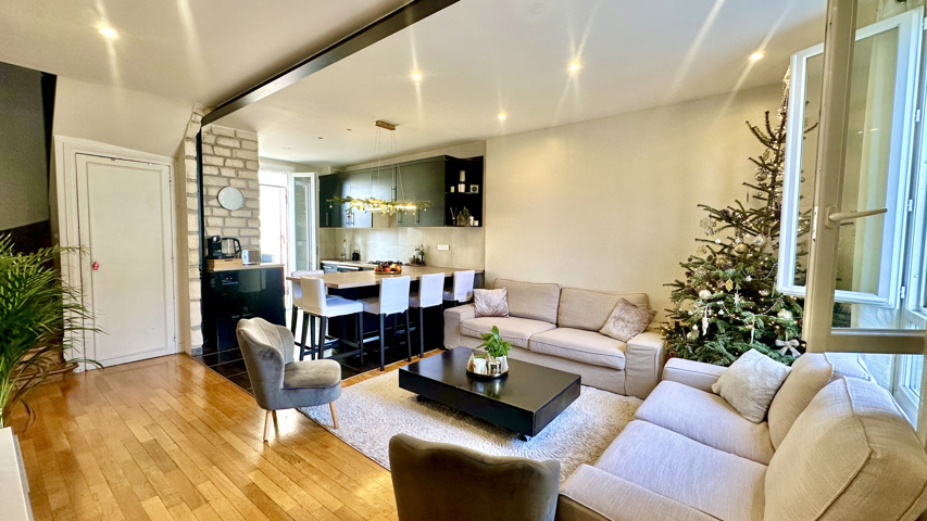 CHOISY LE ROI Maison de 2/3 chambres, S/Sol total, terrasses