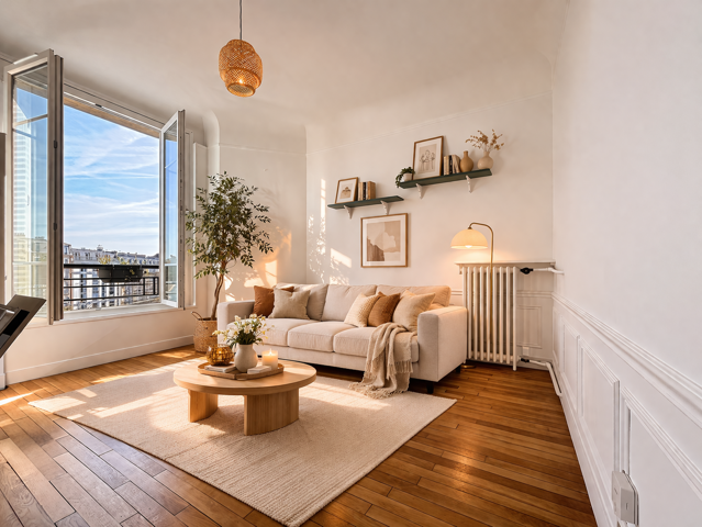 ASNIERES-SUR-SEINE 92600 – BECON/FLACHAT – T2 RÉNOVÉ DE 28m²