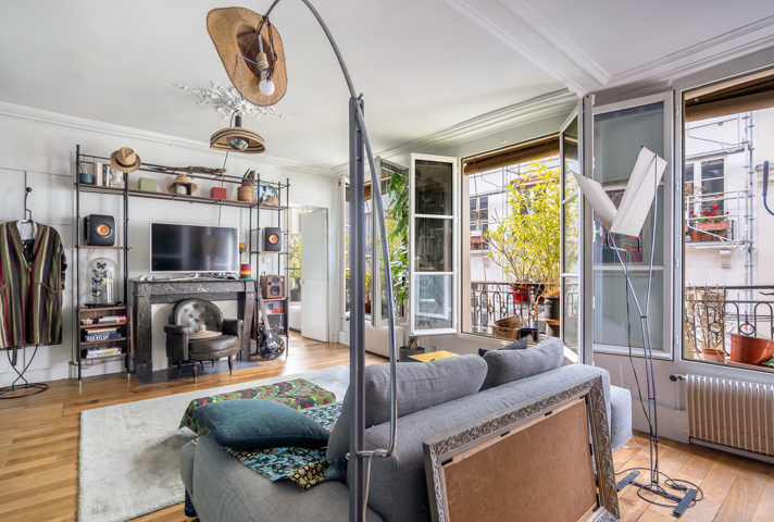 PARIS 2 – SQUARE LOUVOIS / BIBLIOTHEQUE NATIONALE – 3 PIÈCES