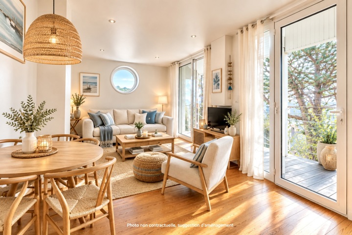 Arcachon • maison bois de 57 m²  • calme, terrasse et jardin