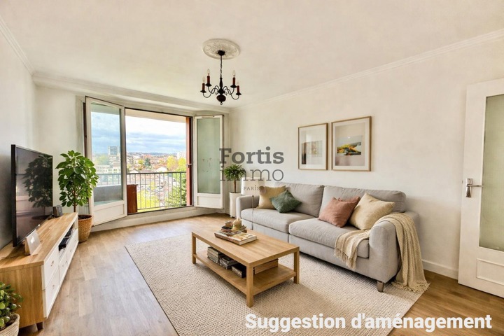 LONGJUMEAU-APPARTEMENT DE 66M2- 2 CHAMBRES- CAVE- PARKING