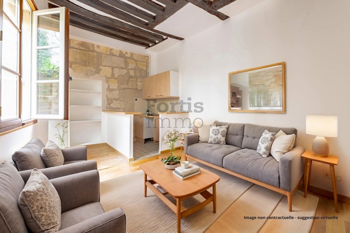 PARIS 4 – DEUX PIÈCES AVEC TERRASSE – HOTEL DE VILLE