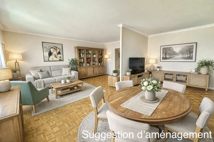 CHAMPIGNY-SUR-MARNE – APPARTEMENT 88M2 BALCON PARKING & CAVE