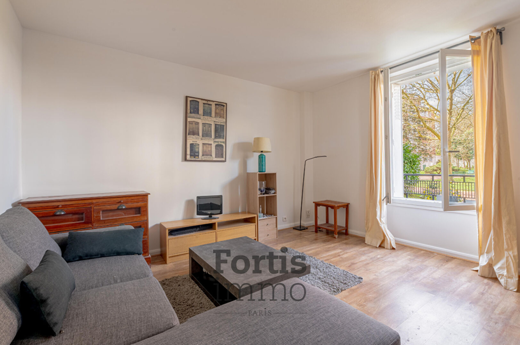 BOULOGNE-BILLANCOURT-  2 pièces meublé de 44.38 m² en rez-de-jardin