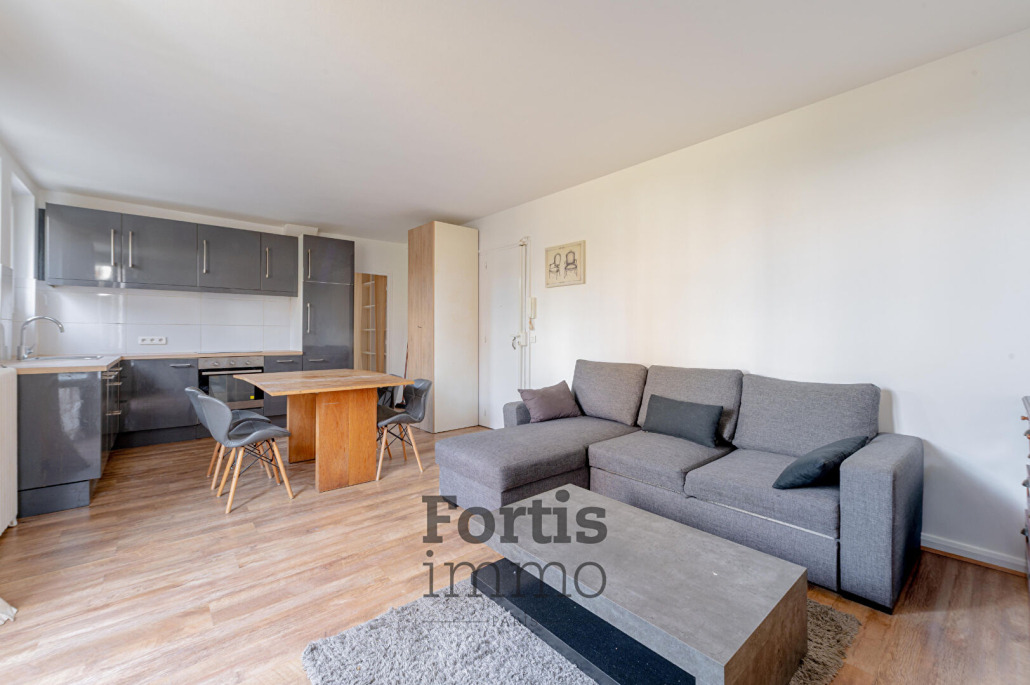 BOULOGNE-BILLANCOURT-  2 pièces meublé de 44.38 m² en rez-de-jardin