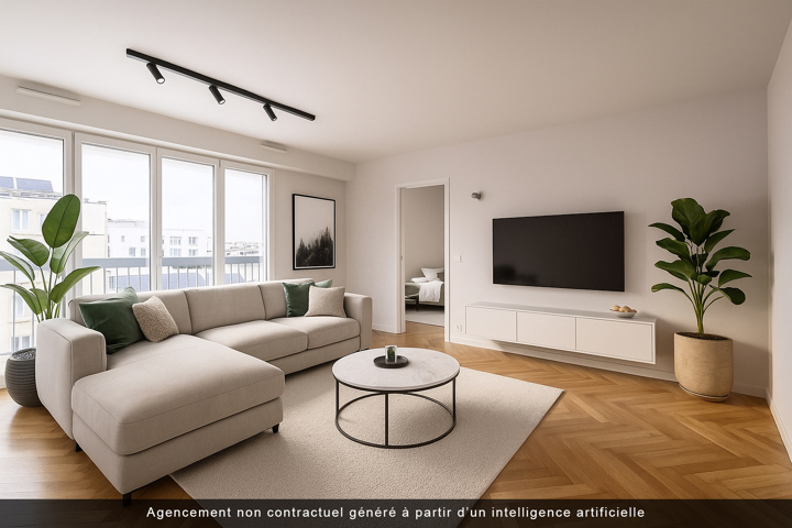 PARIS 19 – BELLEVILLE – 3 PIECES 70 M² – CAVE / PARKINGS