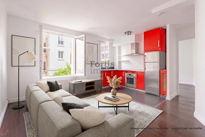 LEVALLOIS PERRET – 2 PIECES CALME &amp; LUMINEUX – ASCENSEUR