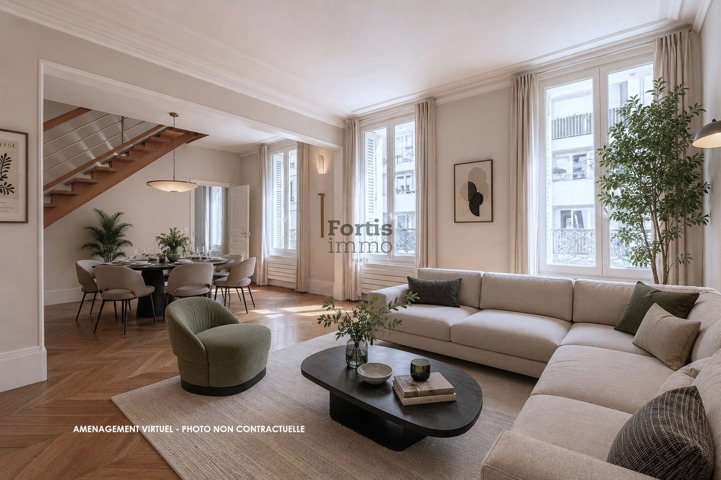 PARIS 14 – MOUTON-DUVERNET – DUPLEX FAMILIAL DE 8 PIECES