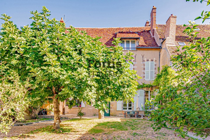 VILLENEUVE/YONNE-DEMEURE DE1880-522m²-8 CH-JARDIN-DÉPENDANCE