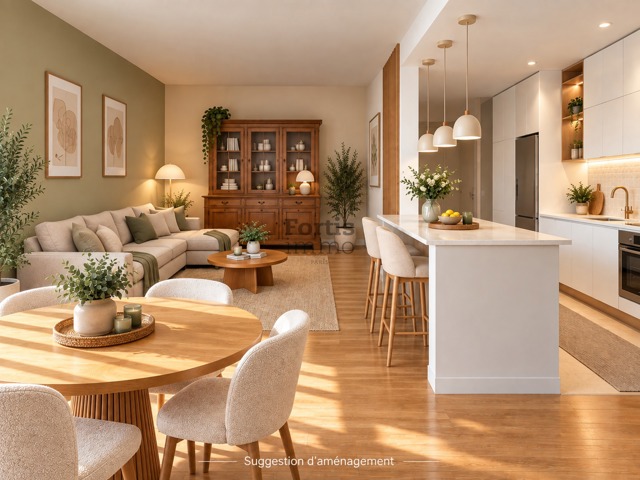 PARIS 13  – QUARTIER JEANNE D&rsquo;ARC – 51,4M2 AVEC TERRASSE