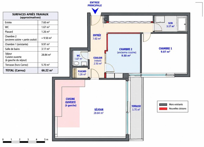 Appartement 8 pièces 67 m² · à Paris · 67 m² · 676 000 €