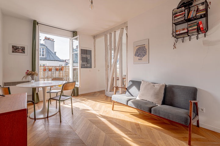 PARIS 11 – ST MAUR – 2 PIÈCES EN ÉTAGE ÉLEVÉ AVEC BALCON