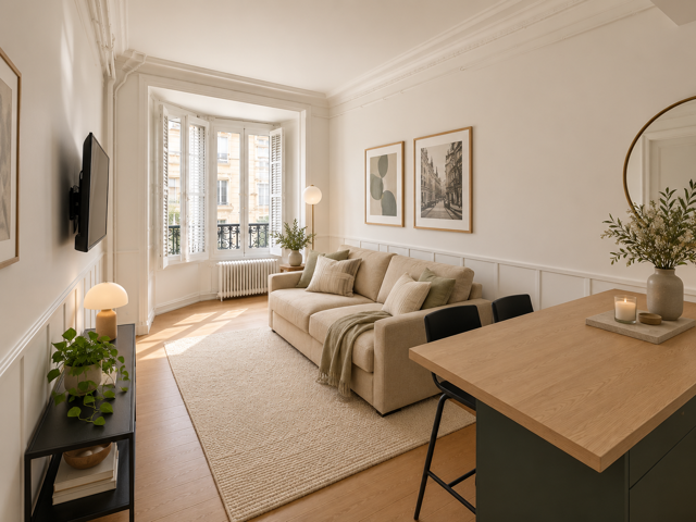 PARIS 1 – QUARTIER PLACE VENDOME – CHARMANT T2 – 31 M2